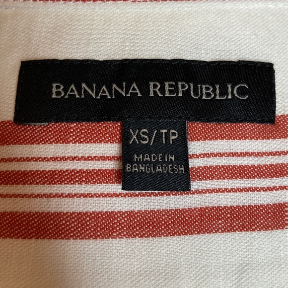 Banana Republic stripped button down - XSM - Picture 6 of 6